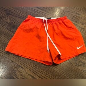 Nike Women's dri-fit Orange Athletic Shorts